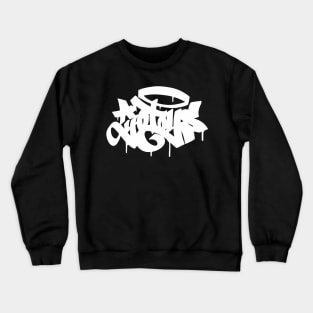 "YoToys" Design Graffiti Writing Tag No.2 - white Crewneck Sweatshirt